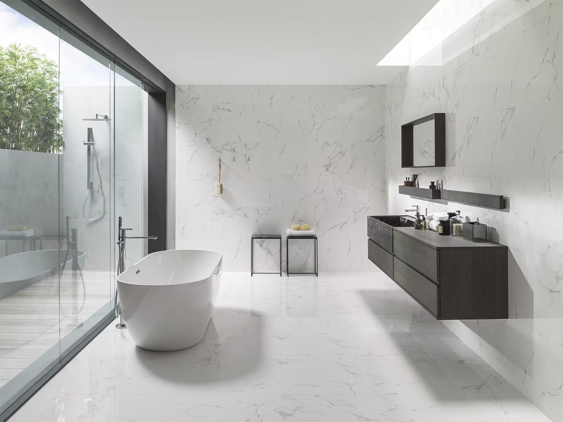 Marmol Carrara Blanco 45X120 - Porcelanosa image 2