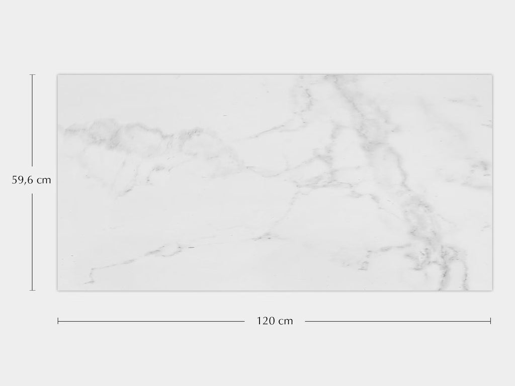 Carrara Blanco Polished 59.6X120 - Porcelanosa image 1