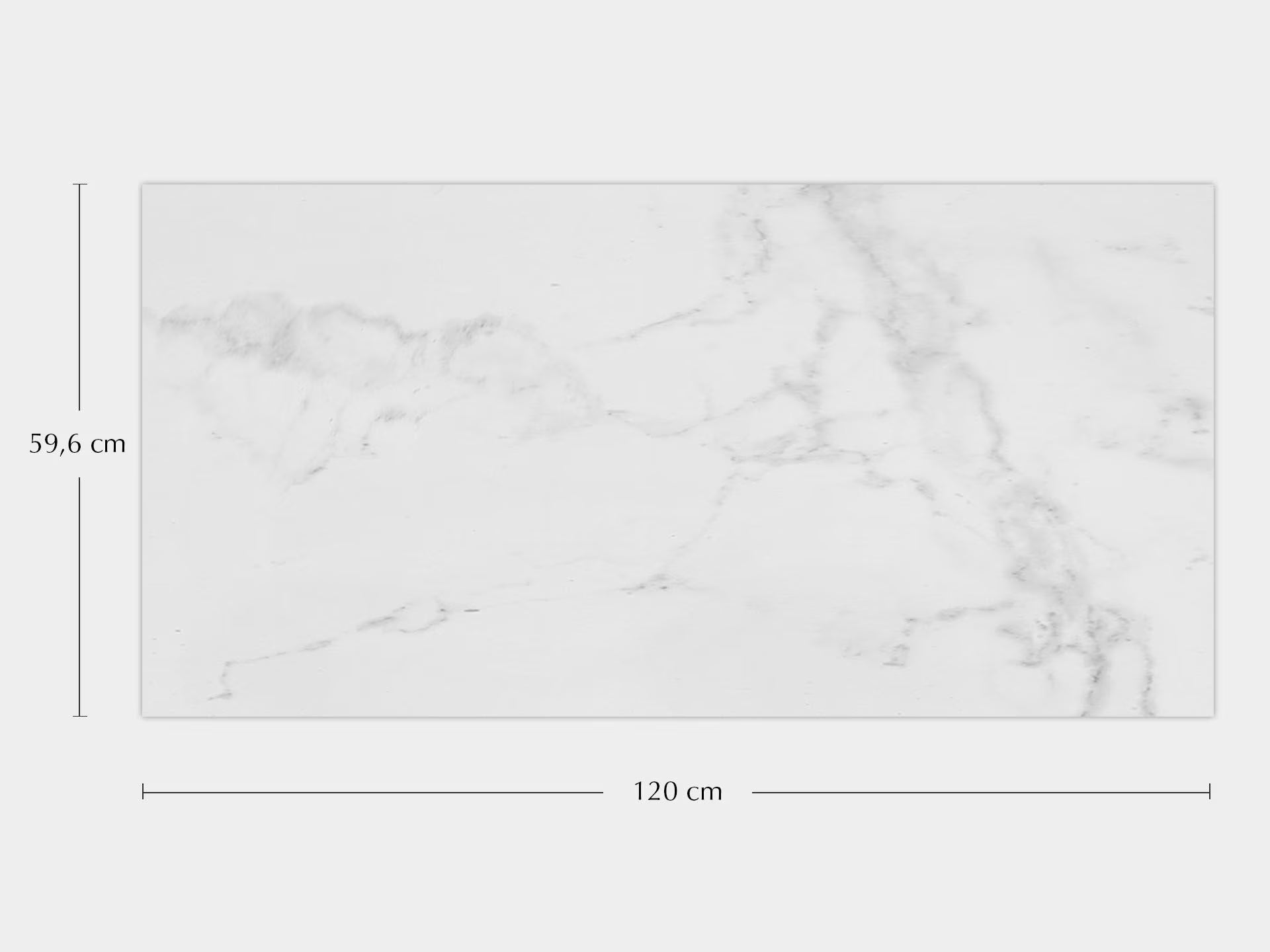 Carrara Blanco Polished 59.6X120 - Porcelanosa image 1
