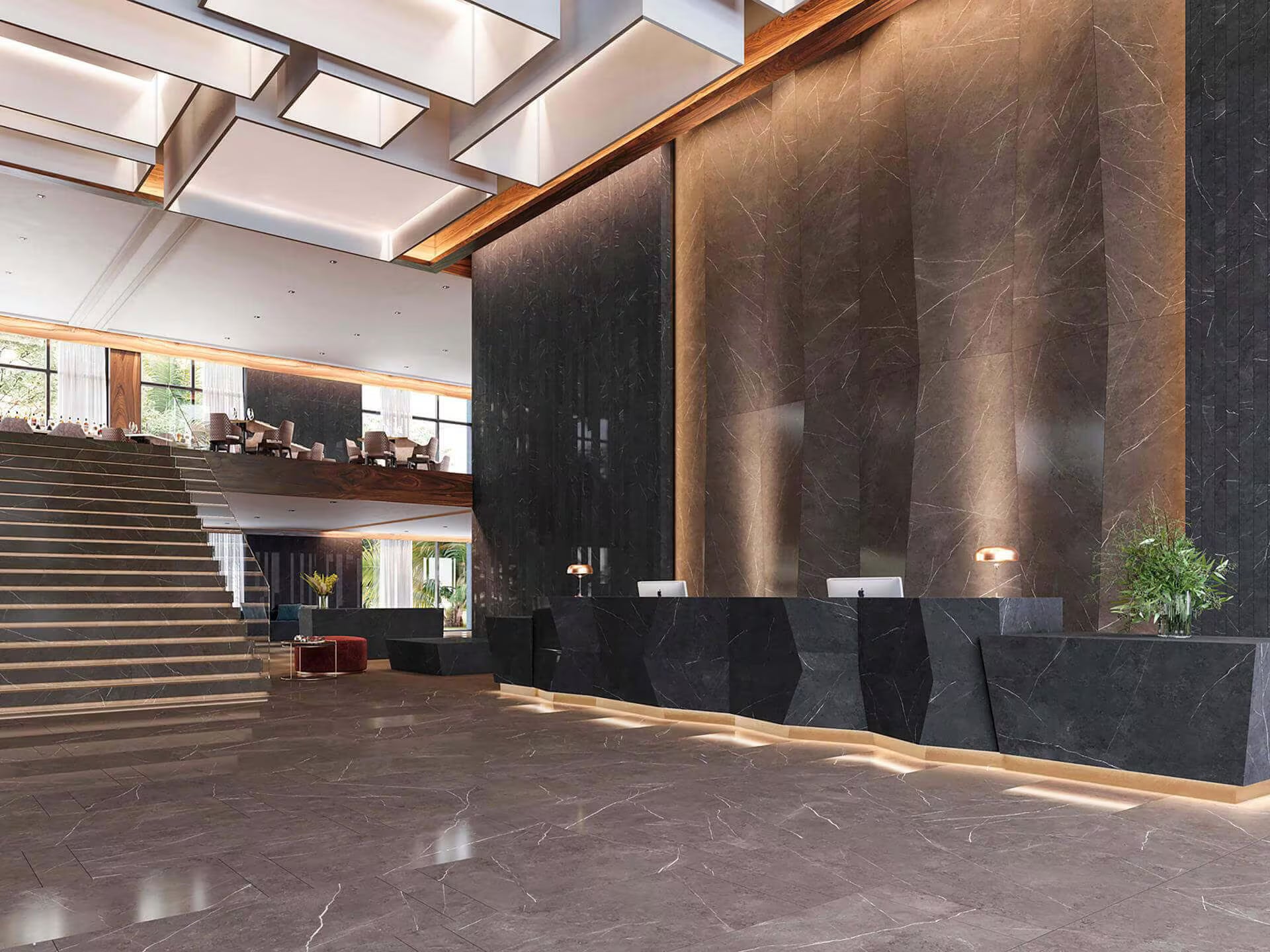 Liem Dark Pol. 120X120 - Porcelanosa image 2