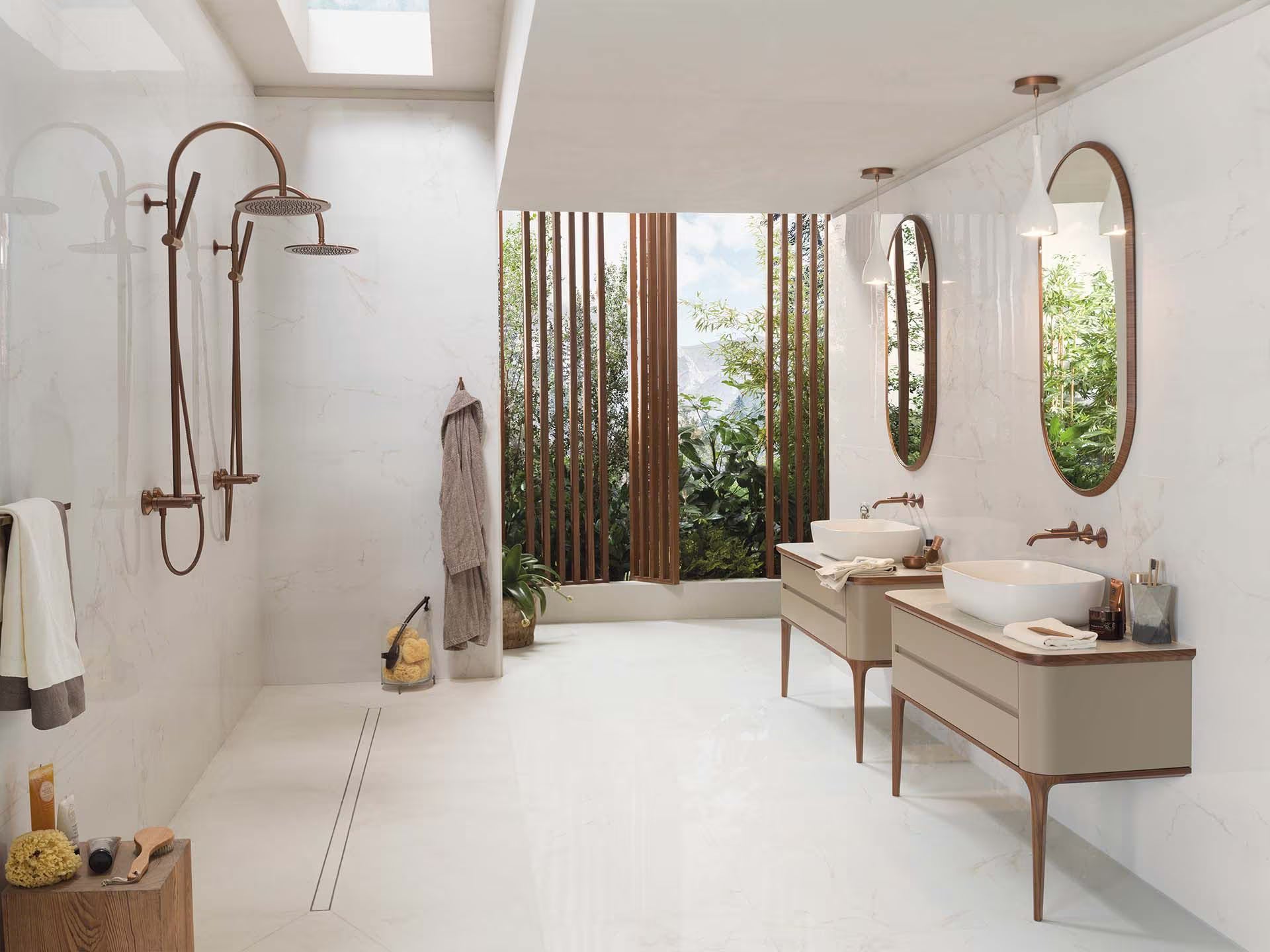 Carrara Blanco Polished 59.6X120 - Porcelanosa image 3