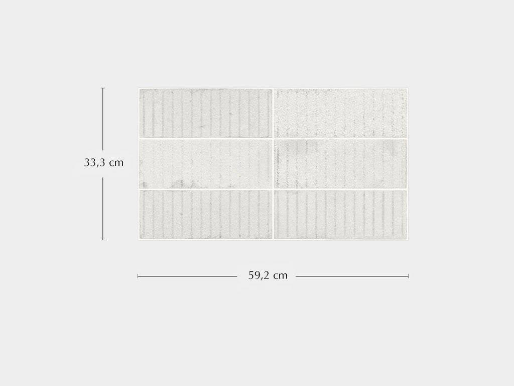 Deco Vetri White 33.3X59.2  - Porcelanosa image 1