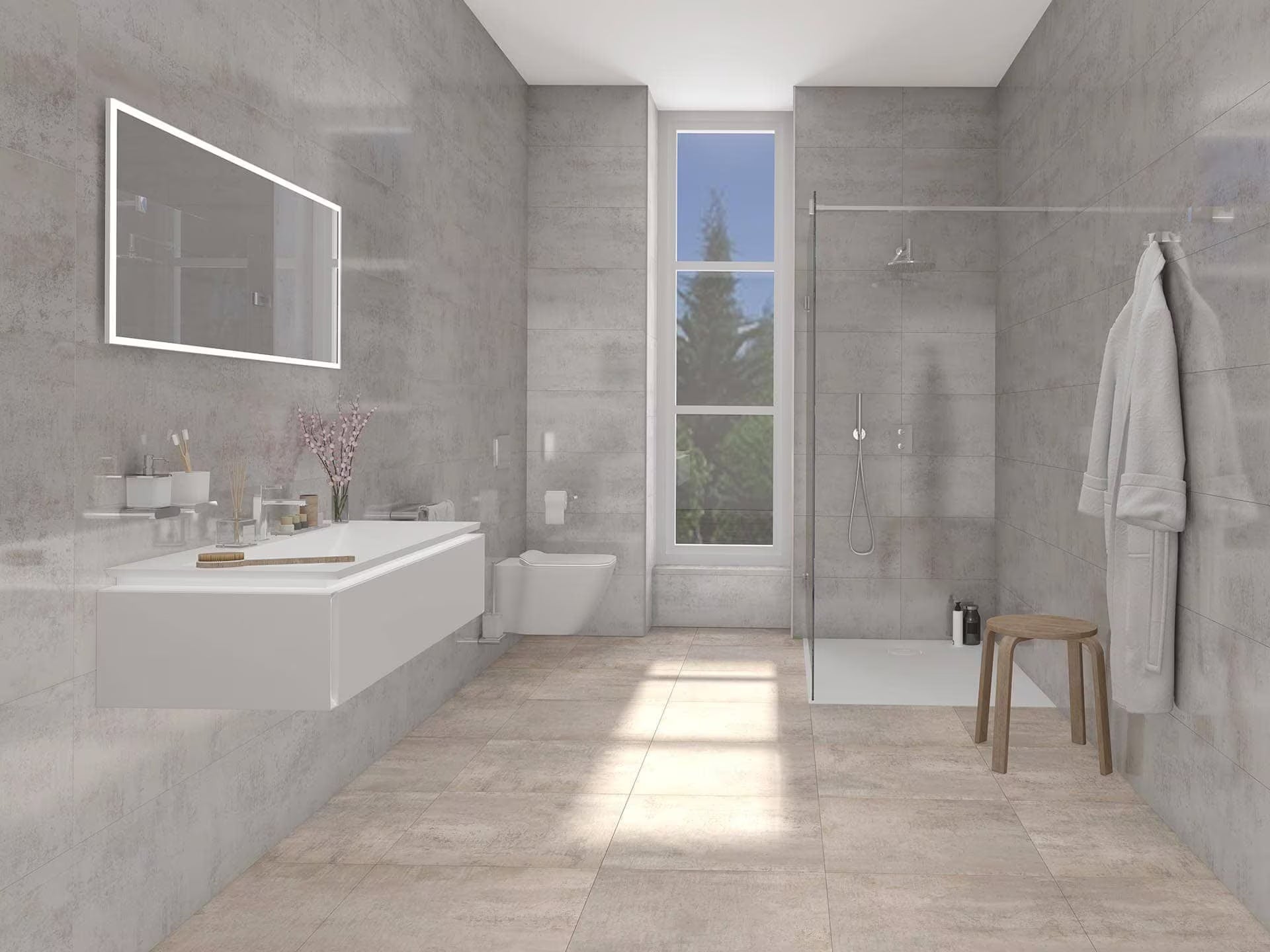 Shine Niquel 33.3X100 - Porcelanosa image 2