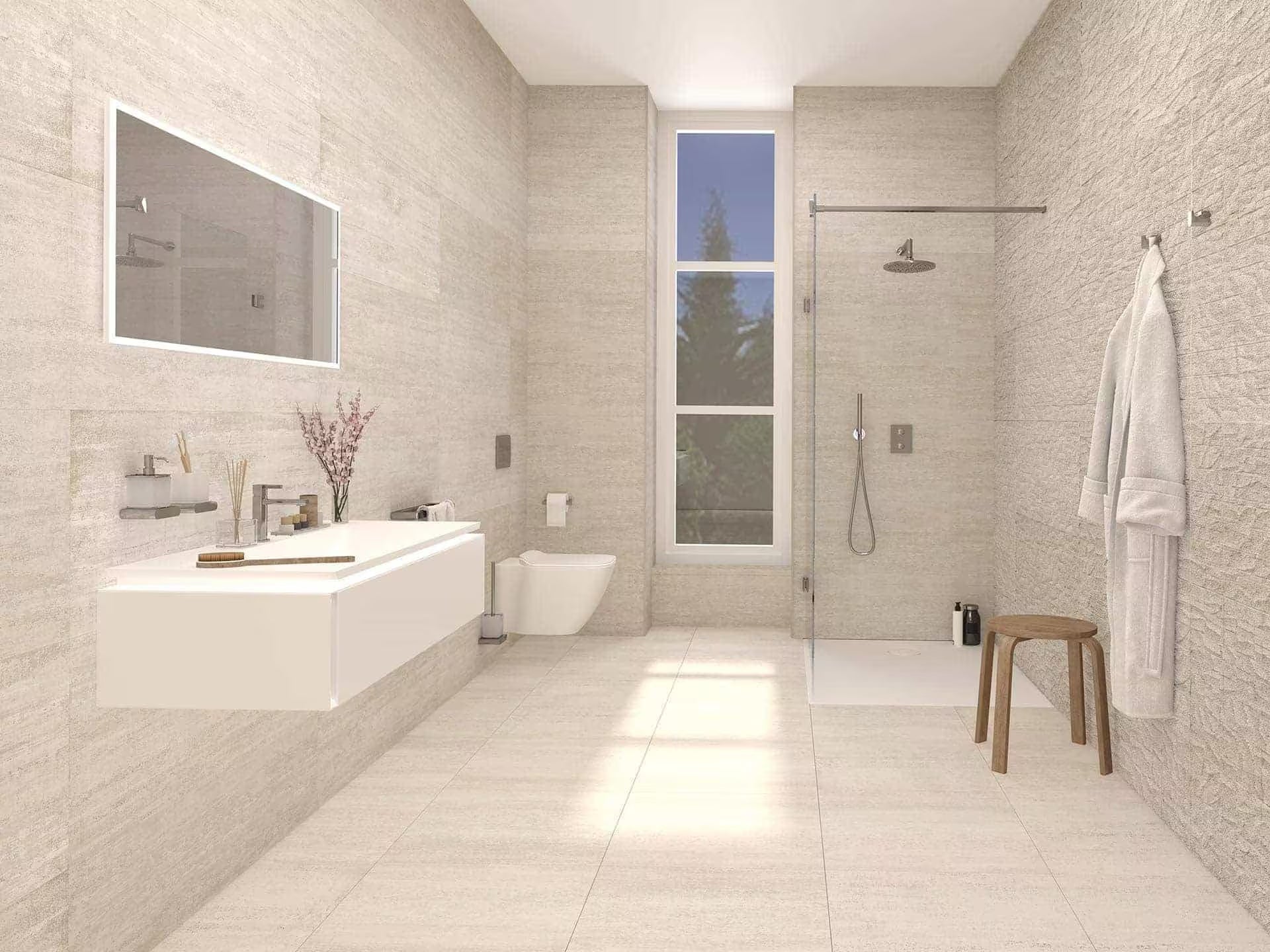 Mosaico Nantes Caliza 45X120 - Porcelanosa image 2